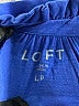 Ann Taylor LOFT Blue Sleeveless Button-Down Shirt Size L - photo 7