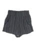 Three Dots 100% Rayon Stripes Gray Shorts Size S - photo 1