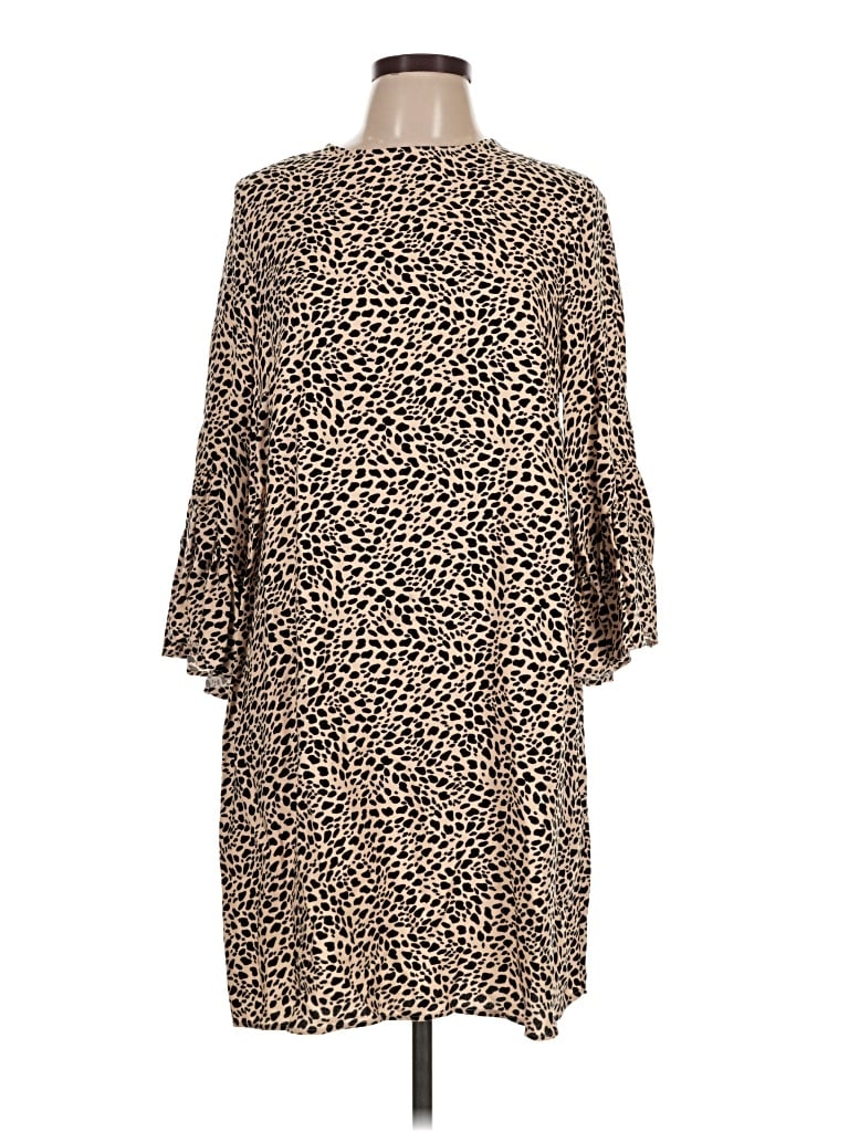 H&m Casual Dress In Brown