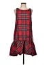 Vineyard Vines Plaid Red Casual Dress Size 12 - photo 1