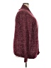 St. John's Bay 100% Polyester Tweed Burgundy Cardigan Size 3X - photo 4