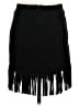 LoveRiche Solid Black Casual Skirt Size S - photo 2