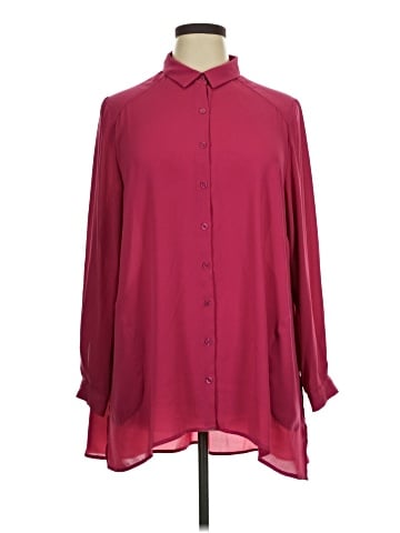 Melissa McCarthy Seven7 Long Sleeve Blouse (view 1)