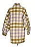 Zara Plaid Purple Coat Size S - photo 2