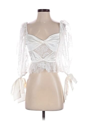 For Love & Lemons 3/4 Sleeve Blouse (view 1)