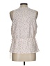 Worthington 100% Polyester White Sleeveless Blouse Size L - photo 2