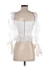 For Love & Lemons 100% Nylon White 3/4 Sleeve Blouse Size XS - photo 2