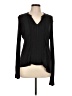 Lucky Brand Black Long Sleeve Blouse Size L - photo 1