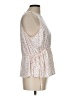 Worthington 100% Polyester White Sleeveless Blouse Size L - photo 4