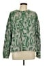 Zella Animal Print Green Pullover Sweater Size L - photo 1