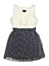 Assorted Brands 100% Polyester Polka Dots Ivory Dress Size 10 - photo 1