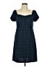 SO Plaid Blue Casual Dress Size L - photo 1