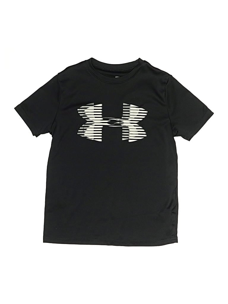 Pre-owned Under Armour Kids' Short Sleeve T-shirt In Black