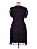Connected Apparel 100% Polyester Polka Dots Blue Cocktail Dress Size 14 (petite) - photo 2