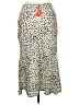 Cider Animal Print Ivory Casual Skirt Size XL - photo 2