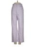 Cider Checkered-gingham Purple Casual Pants Size XS - photo 1