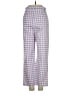 Cider Checkered-gingham Purple Casual Pants Size XS - photo 2