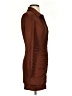 Shein 100% Polyester Brown Casual Dress Size 2 - photo 4