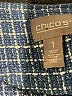 Chico's Checkered-gingham Blue Blazer Size Med (1) - photo 6