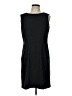 Worthington Solid Black Cocktail Dress Size 12 - photo 1