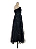 Hutch 100% Polyester Stars Black Cocktail Dress Size 2 - photo 4