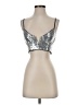 For Love & Lemons Silver Sleeveless Top Size P (estimated, petite) - photo 1