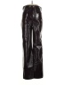 Express 100% Polyester Black Faux Leather Pants Size 2R - photo 1