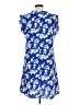 Halogen 100% Polyester Blue Casual Dress Size M - photo 2