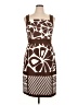 Sangria Graphic Brown Casual Dress Size 14 - photo 1