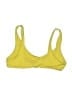 Becca Solid Yellow Swimsuit Top Size S (estimated) - photo 2