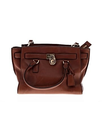 MICHAEL Michael Kors Leather Satchel (view 1)