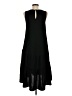 Chetta B 100% Polyester Solid Black Casual Dress Size M - photo 2