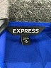 Express 100% Polyester Solid Blue Casual Dress Size M - photo 7