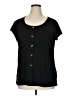 Wiholl Black Short Sleeve Top Size XL - photo 1