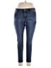 Democracy Solid Blue Jeans Size 14 - photo 1