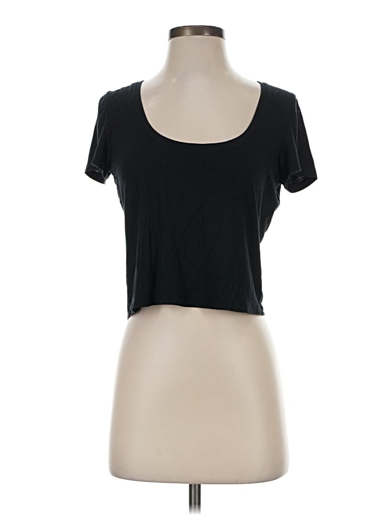 Pre-owned Babaton Short Sleeve T-shirt In Black