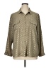 Chico's Polka Dots Green 3/4 Sleeve Button-Down Shirt Size XL (3) - photo 1