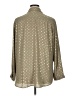Chico's Polka Dots Green 3/4 Sleeve Button-Down Shirt Size XL (3) - photo 2