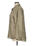 Chico's Polka Dots Green 3/4 Sleeve Button-Down Shirt Size XL (3) - photo 5