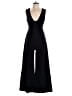 Venus Solid Black Jumpsuit Size 10 - photo 1