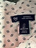 Gap Outlet Polka Dots White Long Sleeve Blouse Size L - photo 7