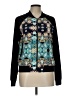 Xhilaration Print Blue Jacket Size L - photo 1