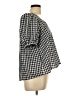 Unbranded Black Short Sleeve Blouse Size L - photo 4