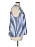 Ann Taylor Blue Sleeveless Blouse Size XL - photo 4