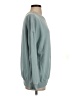 Aeropostale Solid Teal Sweatshirt Size S - photo 4