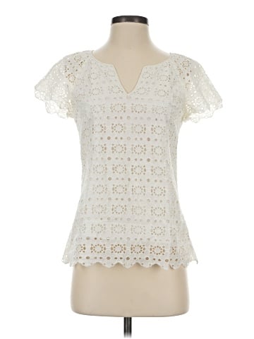 J.Crew Collection Short Sleeve Blouse (view 1)