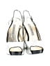 Luciano Padovan Metallic Silver Heels Size EU 38 1/2 - photo 2