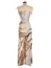 Unbranded Tie-dye Tropical Camo Aztec Or Tribal Print Ivory Jumpsuit Size L - photo 2