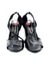 Banfi Zambrelli Black Sandals Size 9 - photo 2