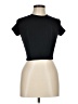 Monday Body Black Short Sleeve Turtleneck Size M - photo 1